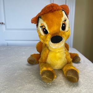 Disney store exclusive Bambi authentic plush stuffed animal vintage .